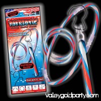 4th of July Patriotic Red, White, And Blue Swirl Glow Set